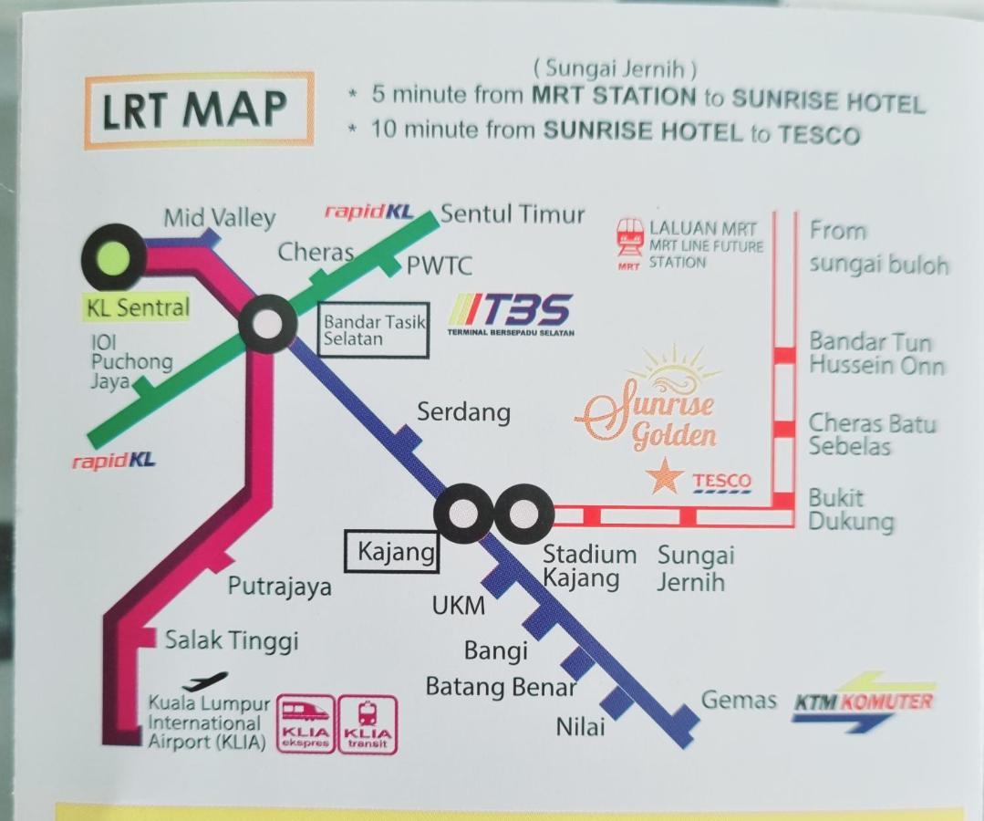 Sunrise Golden Hotel Kajang Bagian luar foto